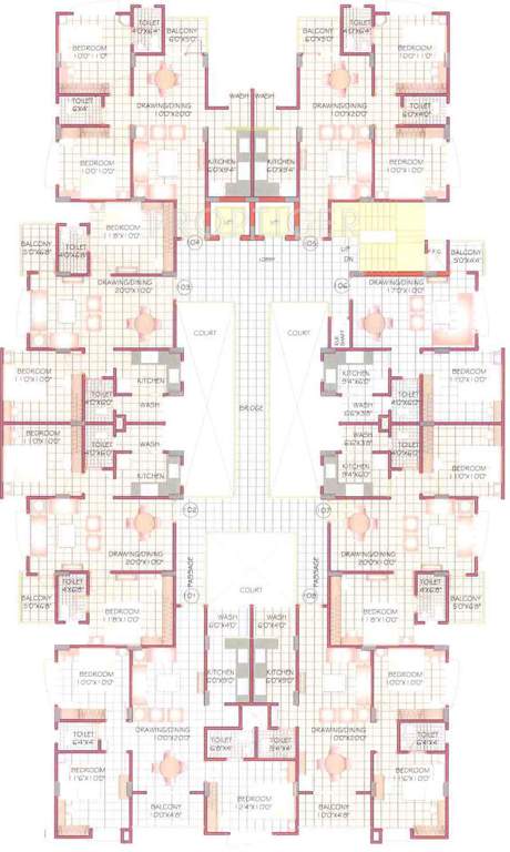 Images for Cluster Plan of Sunil Nilgiri Apartment