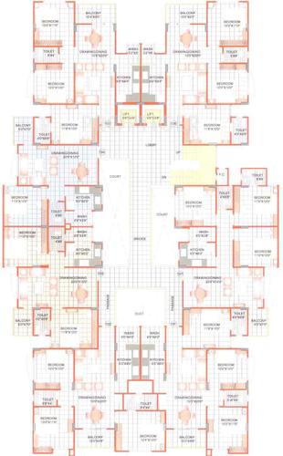 Images for Cluster Plan of Sunil Nilgiri Apartment