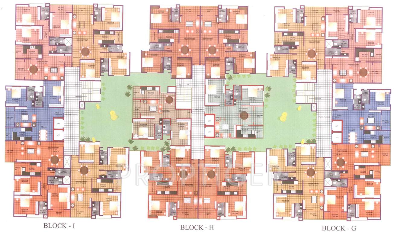 Images for Cluster Plan of Sunil Nilgiri Apartment