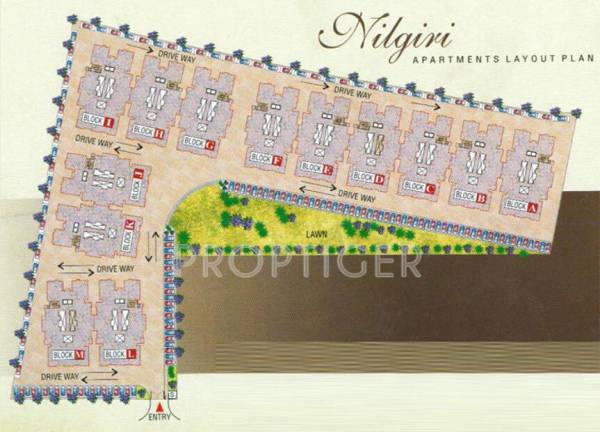 Images for Layout Plan of Sunil Nilgiri Apartment