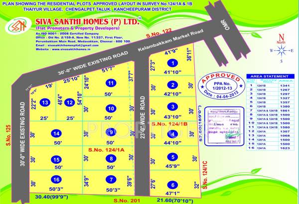 Images for Layout Plan of Sivasakthi Mishri Garden