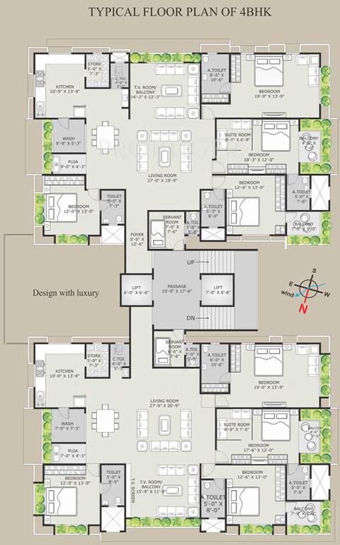 Images for Cluster Plan of Raghuvir Salasar Palace I