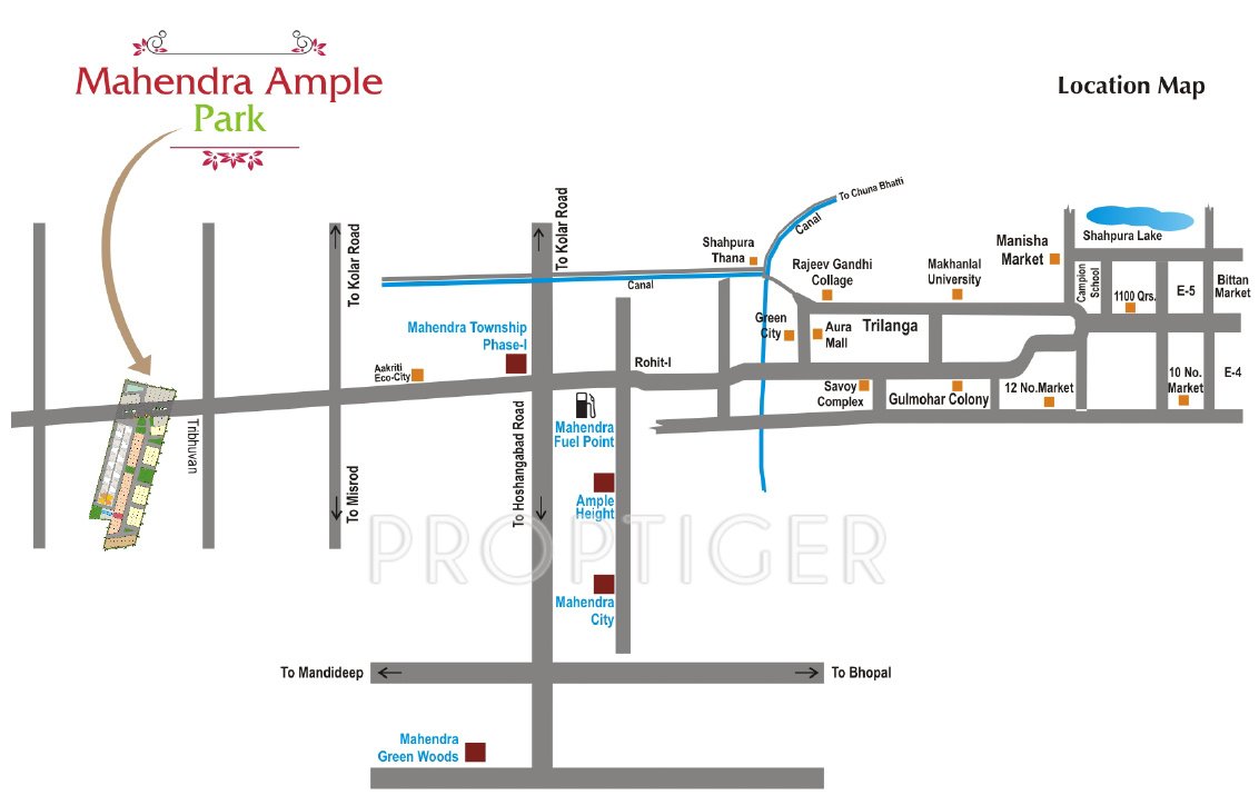  ample park Images for Location Plan of Mahendra Ample Park