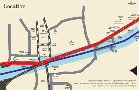  shalimar-fortleza Location Plan