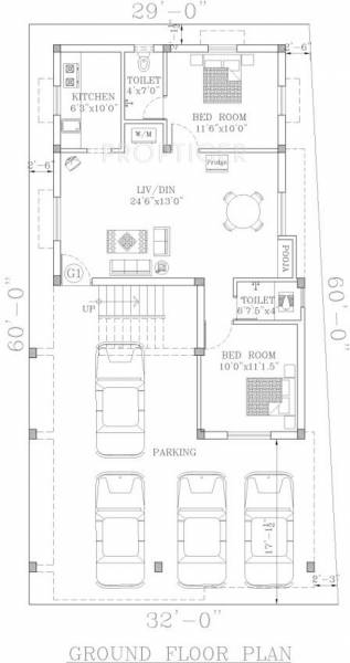 mithuns-builder mithun-homes Mithun Homes Cluster Plan for ground Floor
