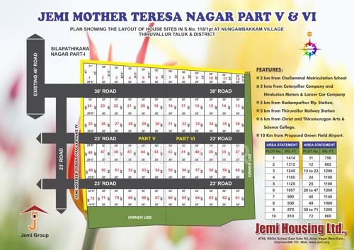 Images for Layout Plan of Jemi Mother Teresa Nagar Phase V And VI