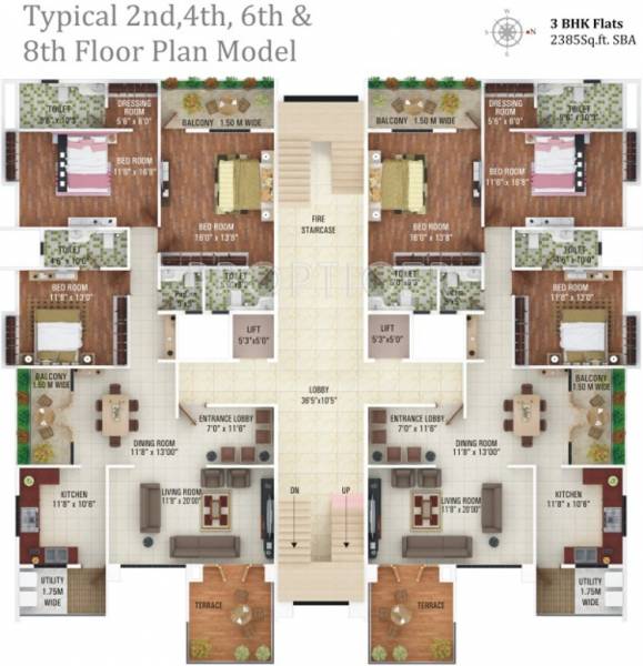 Images for Cluster Plan of Aditya Dinkar Apartment