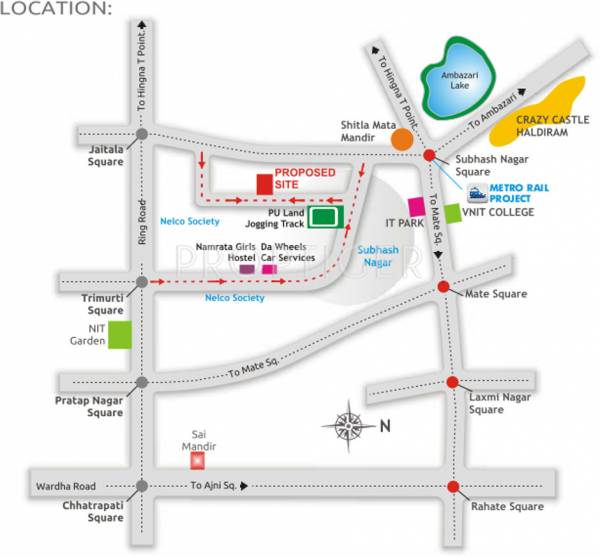 Location Plan shree-laxmi-builders sai-rish Location Plan