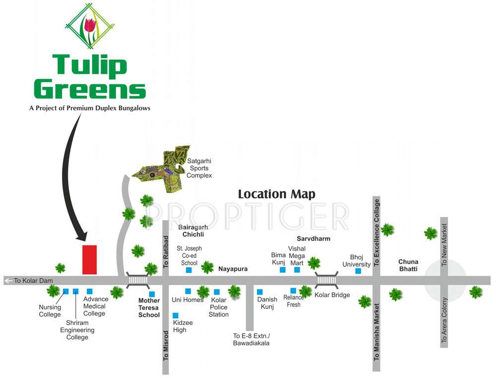  tulip green Images for Location Plan of Soumya Tulip Green