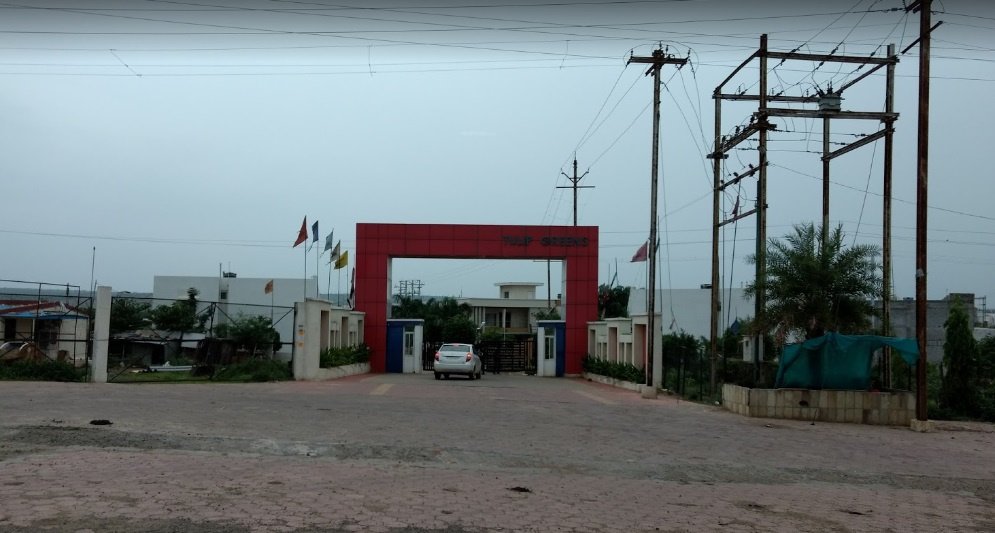  tulip green Entrance Gate Security Cabin