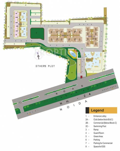  green-vista Images for Layout Plan of Gaursons Green Vista