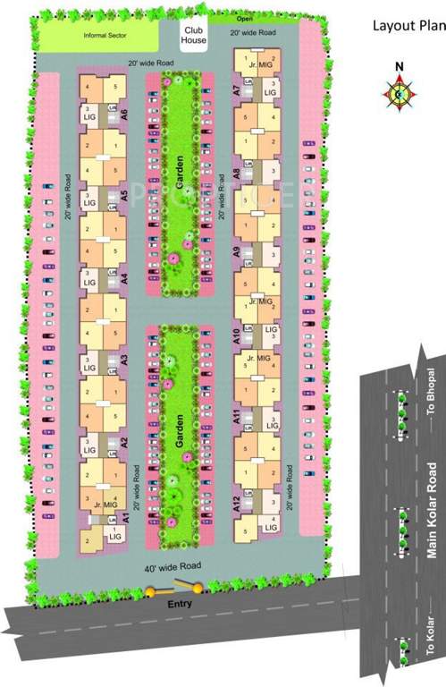  tulip heights Images for Layout Plan of Soumya Tulip Heights