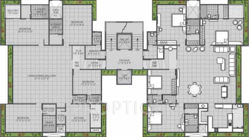 Images for Cluster Plan of Raghuvir Shyam Luxury