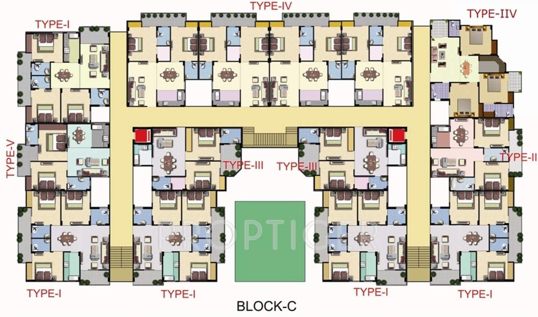  gold line residency Images for Cluster Plan of Ram Gold Line Residency