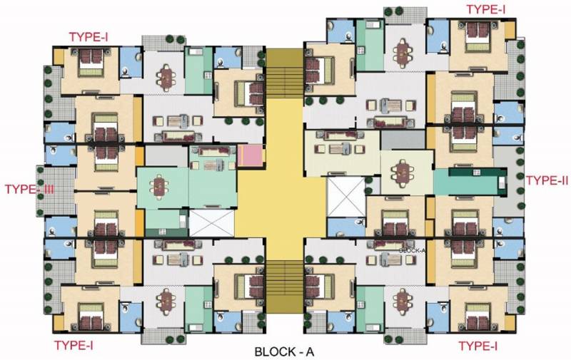  gold-line-residency Images for Cluster Plan of Ram Gold Line Residency