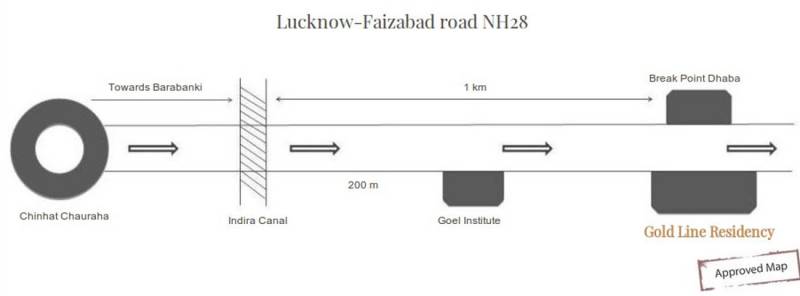  gold-line-residency Images for Location Plan of Ram Gold Line Residency