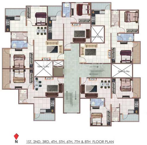 Images for Cluster Plan of Sanyog Majestic Court