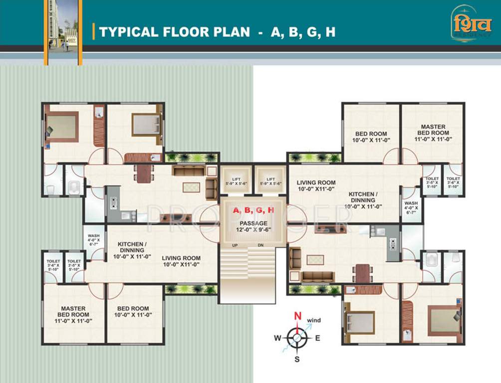 shiv residency Images for Cluster Plan of Raghuvir Shiv Residency