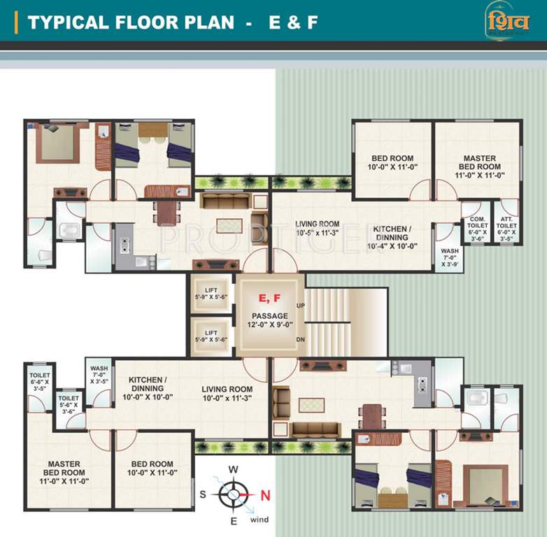  shiv residency Images for Cluster Plan of Raghuvir Shiv Residency