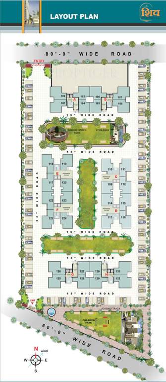  shiv residency Images for Layout Plan of Raghuvir Shiv Residency