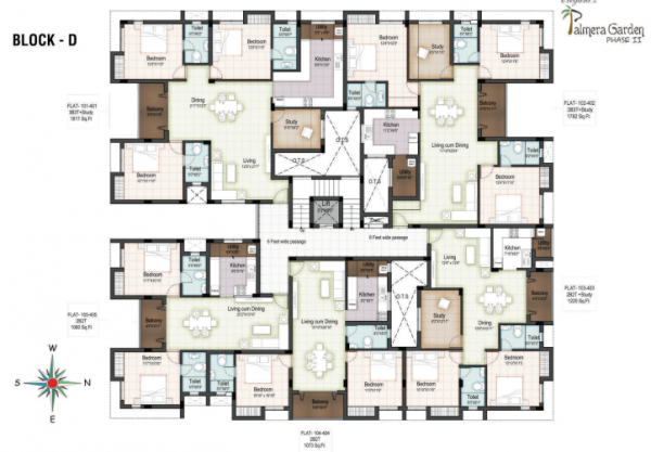  palmera-garden Block A Cluster Plan
