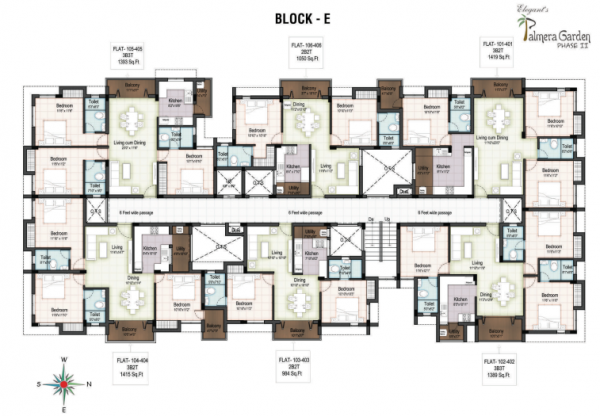  palmera-garden Block A Cluster Plan