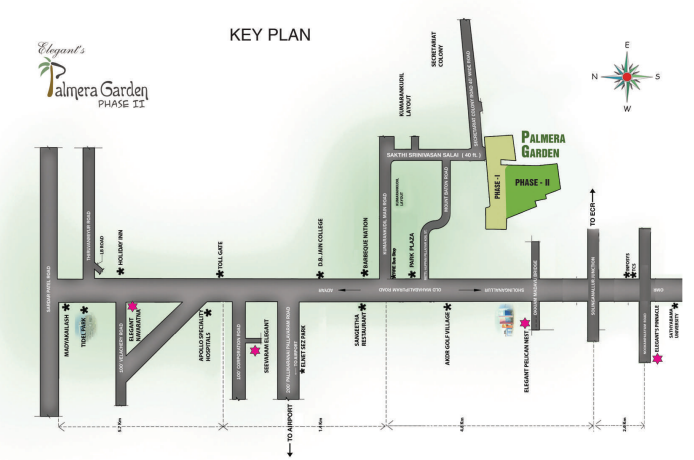  palmera garden Location Plan