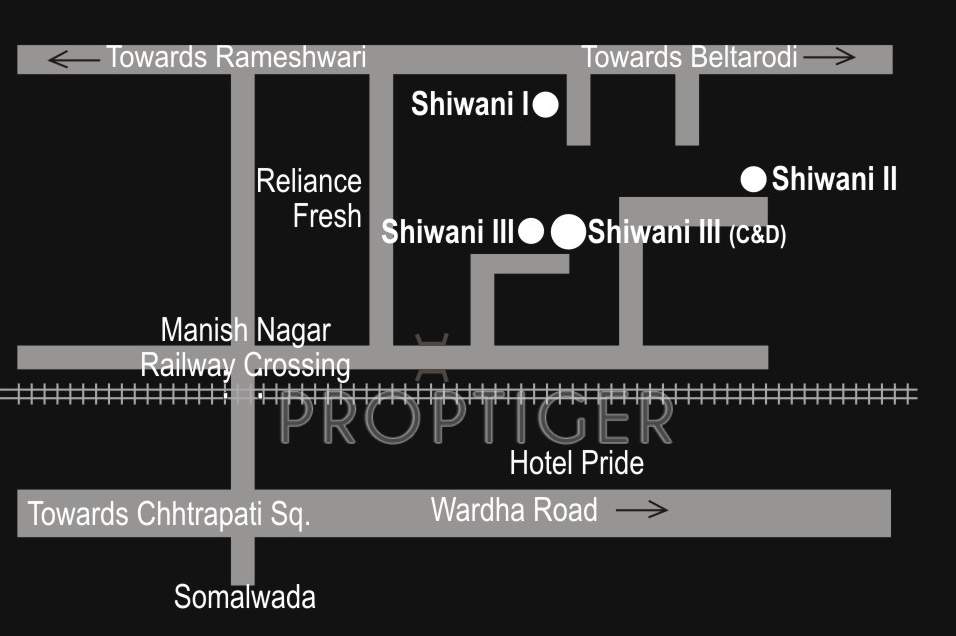 raut builder and developer shiwani iv Location Plan