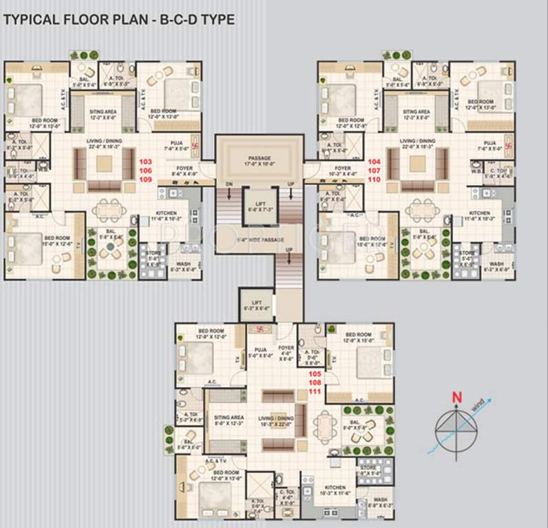 Images for Cluster Plan of Raghuvir Shyam Palace