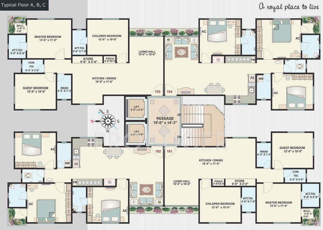 Images for Cluster Plan of Raghuvir Shrungar Residency