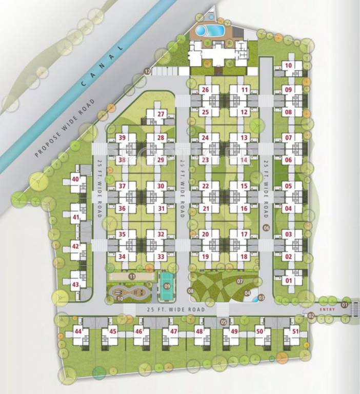 Images for Master Plan of White Pearl Weekend Homes