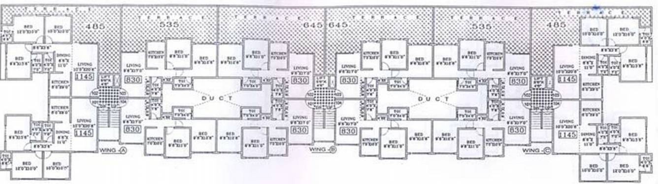 Images for Cluster Plan of Mirchandani Gardens