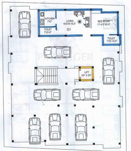 Images for Cluster Plan of Inforich Prema Flat