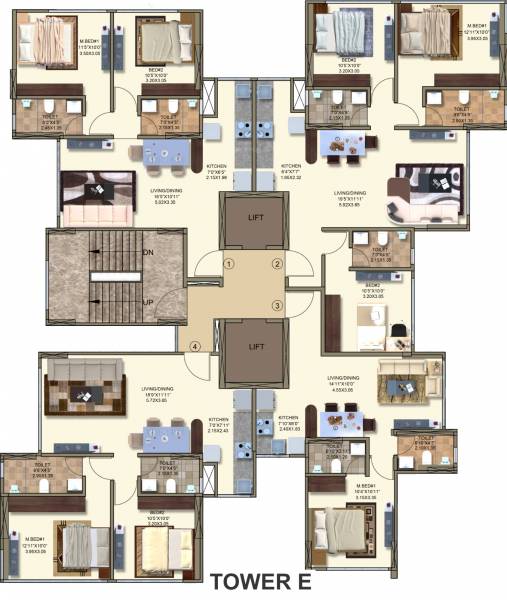 Images for Cluster Plan of Kanakia Rainforest