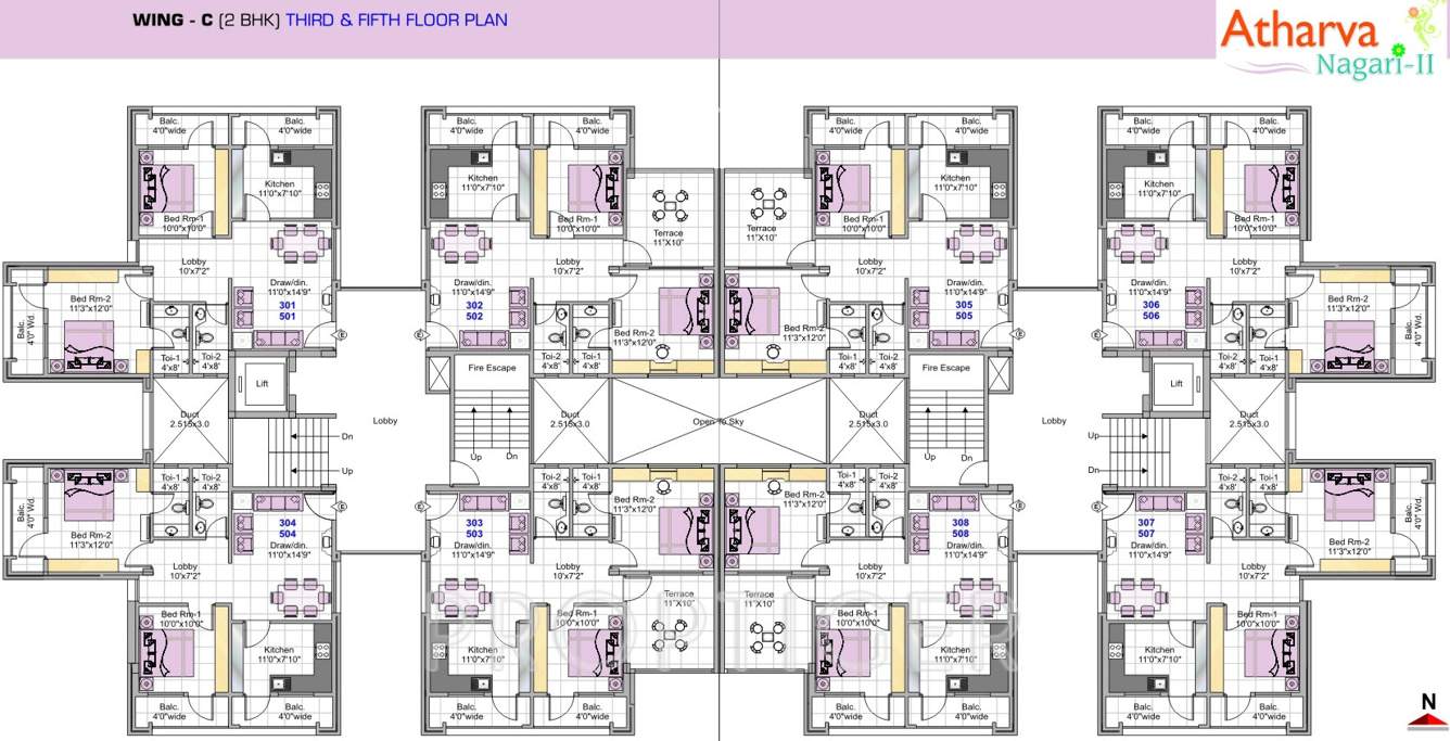  nagari Images for Cluster Plan of Atharva Nagari II