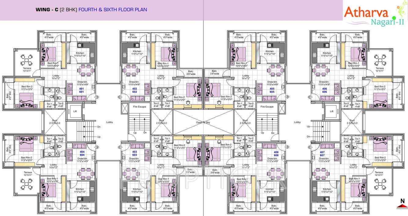  nagari Images for Cluster Plan of Atharva Nagari II