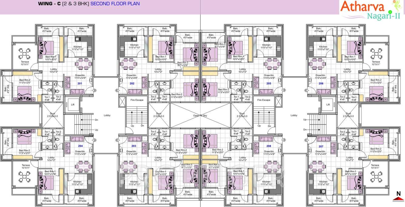  nagari Images for Cluster Plan of Atharva Nagari II