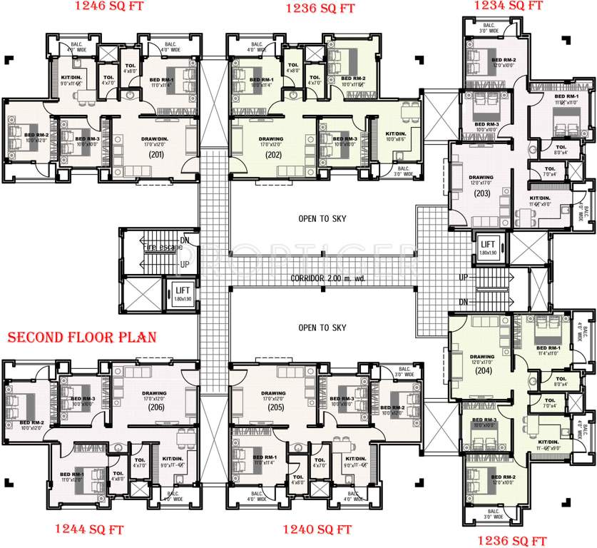  nagari Images for Cluster Plan of Atharva Nagari II