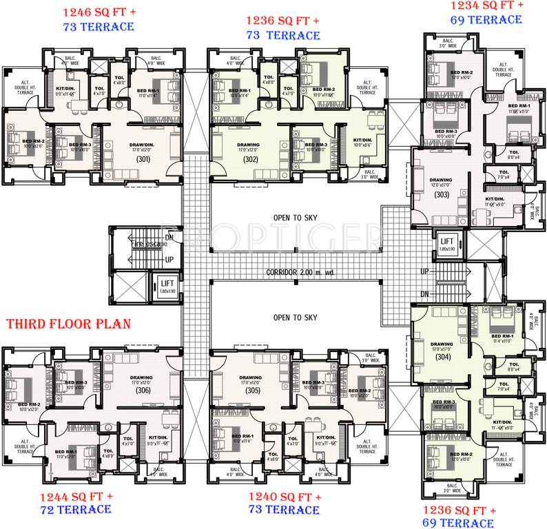  nagari Images for Cluster Plan of Atharva Nagari II