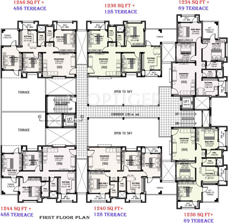  nagari Images for Cluster Plan of Atharva Nagari II
