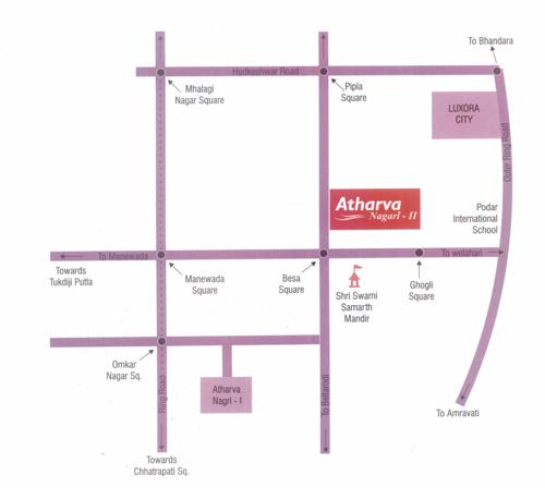  nagari Images for Location Plan of Atharva Nagari II