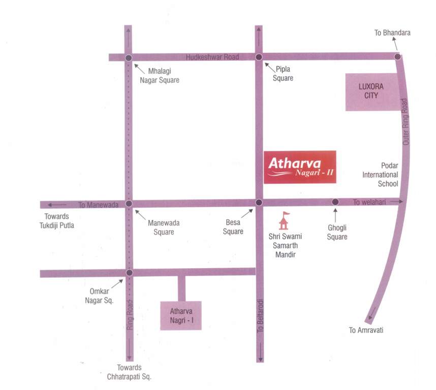  nagari Images for Location Plan of Atharva Nagari II