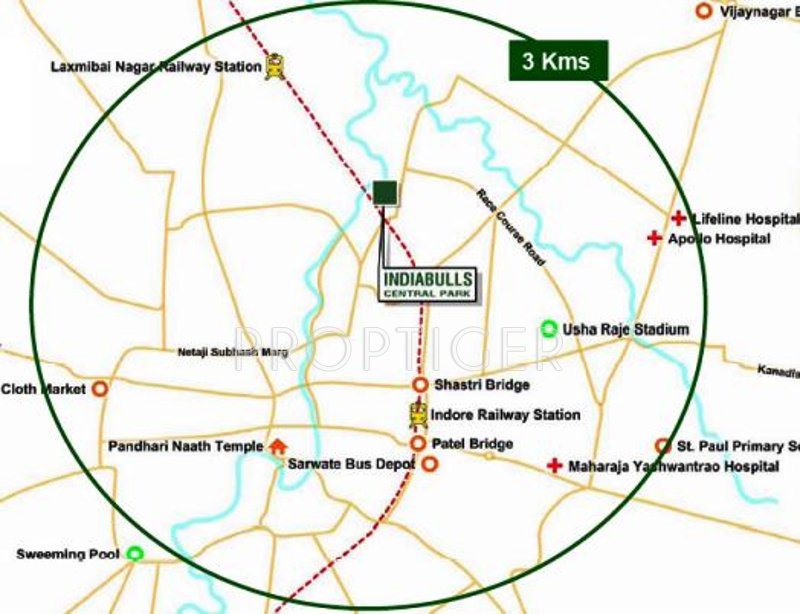 Images for Location Plan of Indiabulls Central Park