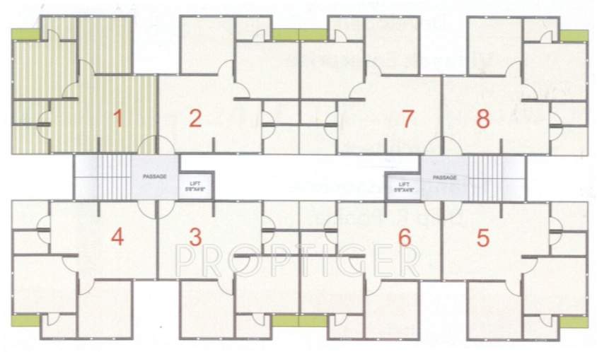 enclave Images for Cluster Plan of Vinayak Enclave