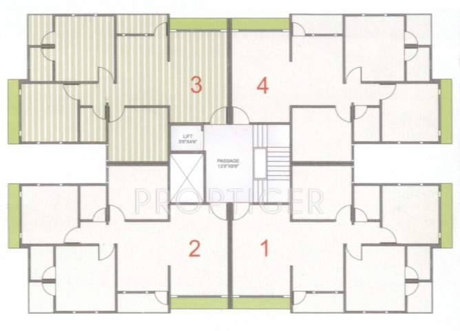enclave Images for Cluster Plan of Vinayak Enclave