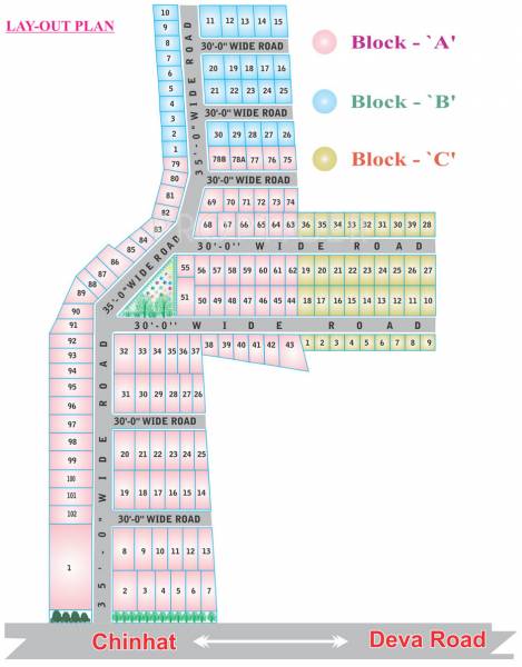 Images for Layout Plan of Chitragupta Awadh City