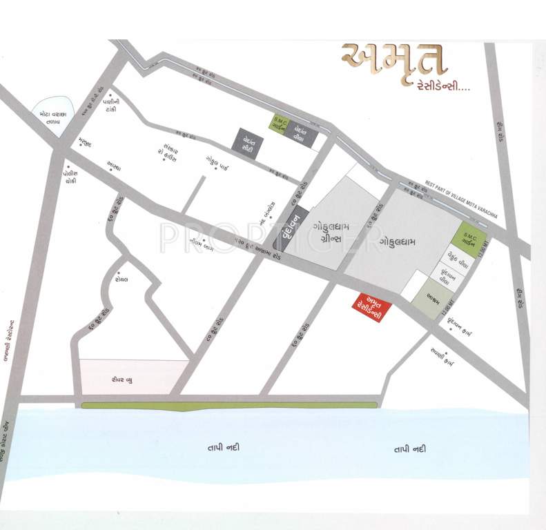 Images for Location Plan of Vrundavan Amrut Residency