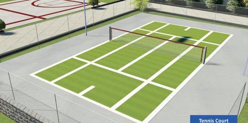  royal-greens Tennis Court