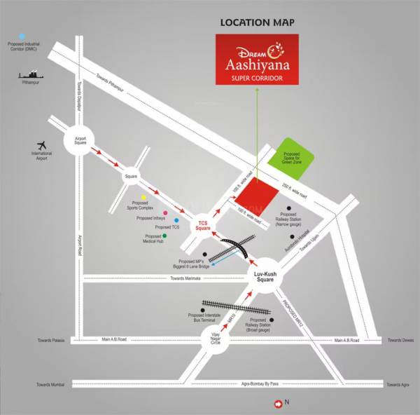 Location Plan dream-aashiyana Location Plan