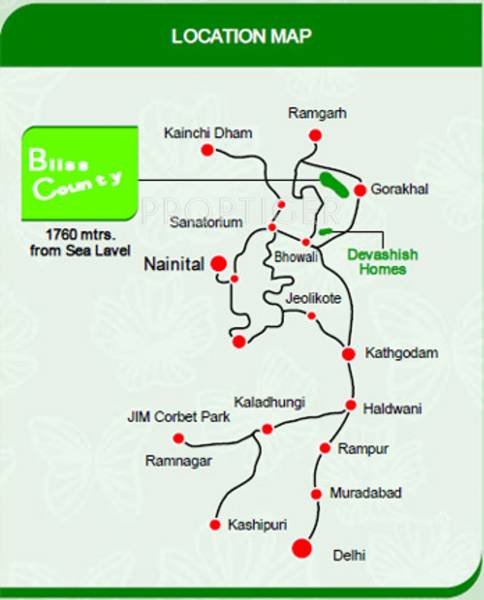 Location Plan barwala-infratech-pvt-ltd bliss-county Location Plan